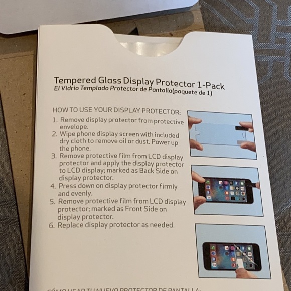 iPhone 6/6s Tempered glass display protector 1 pack new in box - Picture 5 of 6